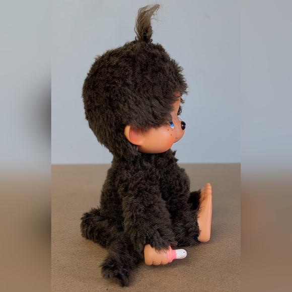 Vintage Monchhichi Thumb Sucking Monkey Duo (Flaws) - Picture 6 of 16